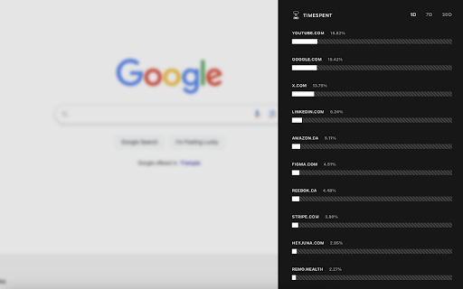 Timespent screenshot 1