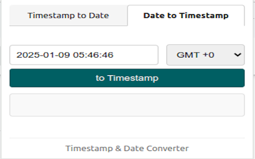 Timestamp Date Converter screenshot 1