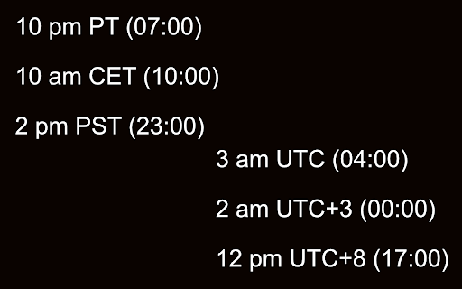 Timezone Converter screenshot 1