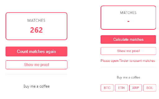 Tinder Match Counter screenshot 1