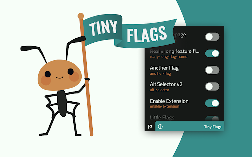 Tiny Flags Extension screenshot 1