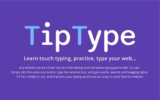 TipType Typing Practice screenshot 1