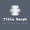 Title Morph logo