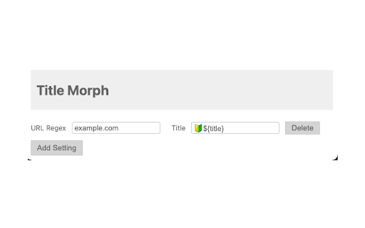Title Morph screenshot 1