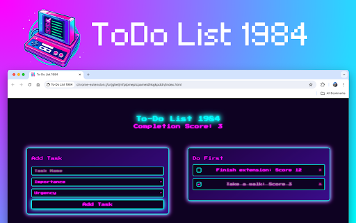 To-Do List 1984 screenshot 1