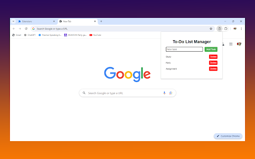 To-Do List Manager screenshot 1