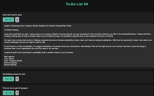 To-Do List VA screenshot 1