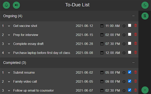 To-Due List screenshot 1