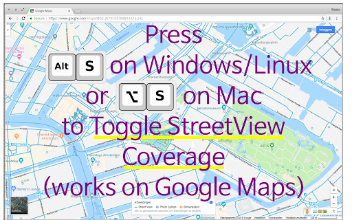Toggle StreetView Coverage screenshot 1