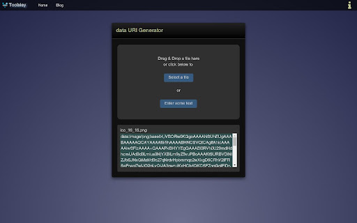 Toolsley Data URI Generator screenshot 1
