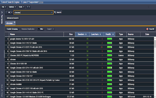 Torrent Search Engine screenshot 1