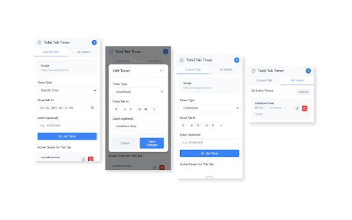 Total Tab Timer screenshot 1