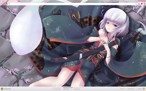 Touhou youmu theme screenshot 1