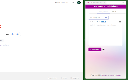 TP GenAI Sidebar screenshot 1