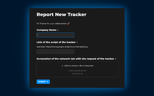 Tracker Blocker screenshot 1