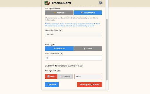 TradeGuard screenshot 1