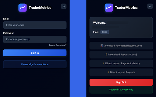 TraderMetrics screenshot 1