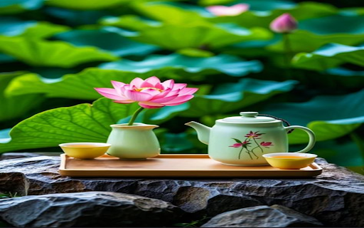 Traditional peaceful nature wallpaper screenshot 1