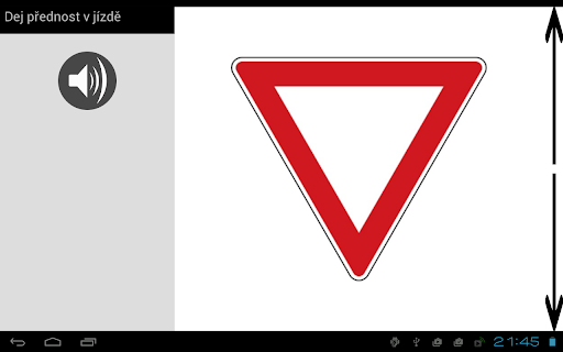 Traffic signs for kids screenshot 1