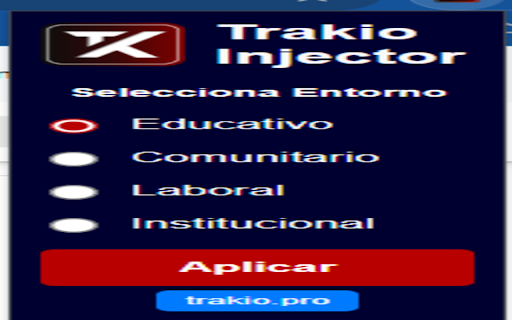 Trakio Injector screenshot 1