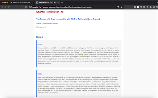 Transcript Pro screenshot 1