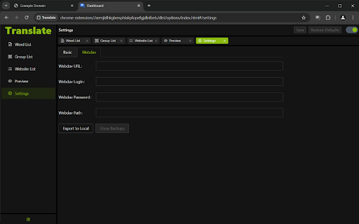 Translate screenshot 1