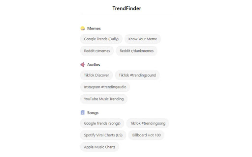 TrendFinder screenshot 1