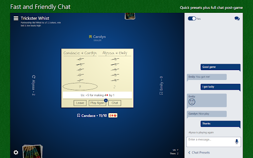 Trickster Whist screenshot 1