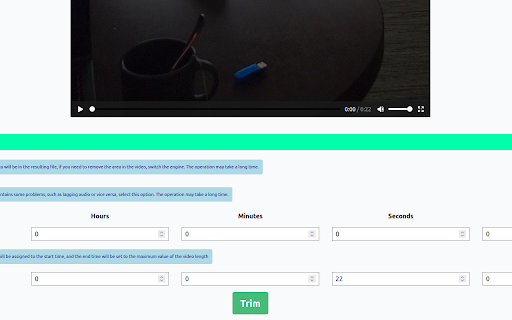 Trim video online screenshot 1