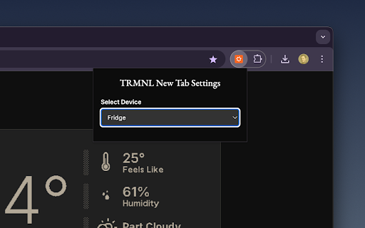 TRMNL New Tab - Stay Focused screenshot 1