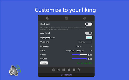 Troubadour - web reader screenshot 1