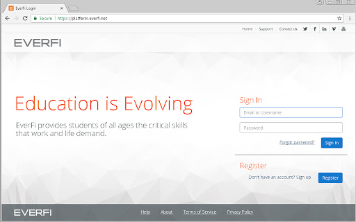 TRS Everfi screenshot 1