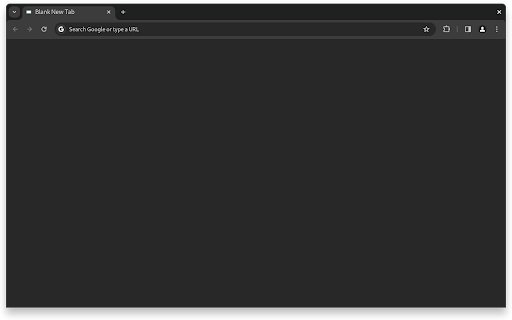 Truly Blank New Tab Page (Light/Dark) screenshot 1