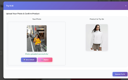 Try It AI - Virtual Clothing Try-On screenshot 1