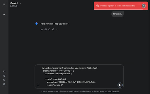 Trylon AI Guardrails screenshot 1