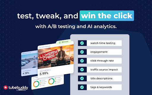 TubeBuddy for YouTube™ screenshot 1