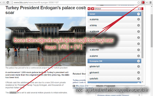 Tureng Dictionary screenshot 1