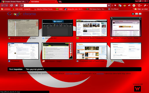 Turkish Flag Theme screenshot 1
