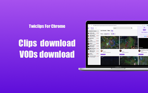 Twiclips - Twitch Clip Downloader screenshot 1