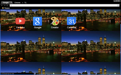 Twin Towers in NYC Night Skyline screenshot 1