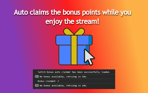 Twitch Channel Bonus Auto Clicker screenshot 1