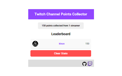 Twitch Community Points Collector screenshot 1