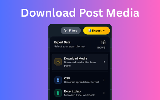 Twitter Bookmarks Downloader - Export X Bookmarks screenshot 1