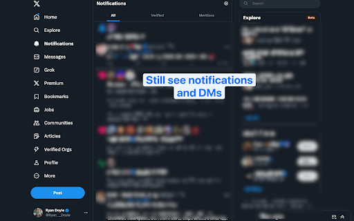 Twitter Focus screenshot 1