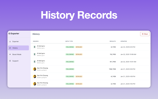 Twitter Follower Export - Free & Unlimited by exporter24 screenshot 1