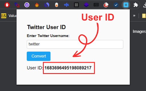 Twitter ID and Username Converter screenshot 1