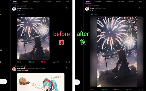 Twitter Large Thumbnails screenshot 1