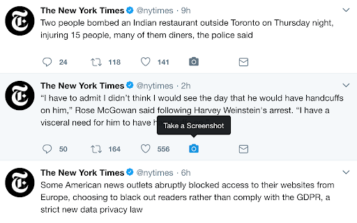 Twitter Screenshots screenshot 1