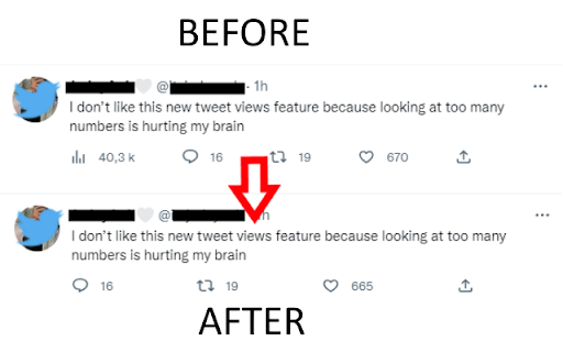 Twitter View Hider screenshot 1