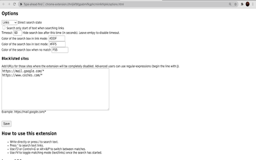 Type-ahead-find screenshot 1